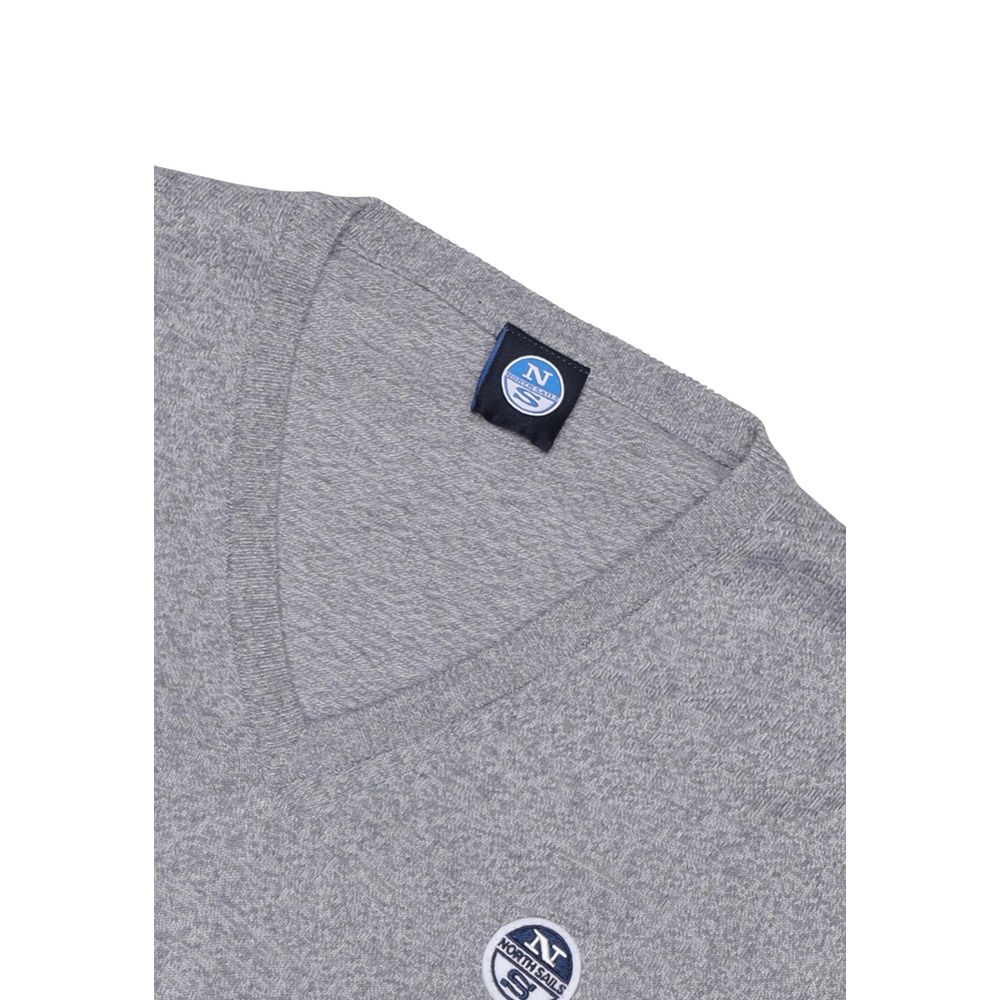 North Sails Gray Cotton Sweatshirt