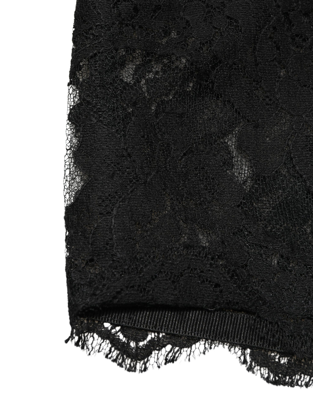 Dolce & Gabbana Black Lace Bandeau Bra Tube Top Underwear