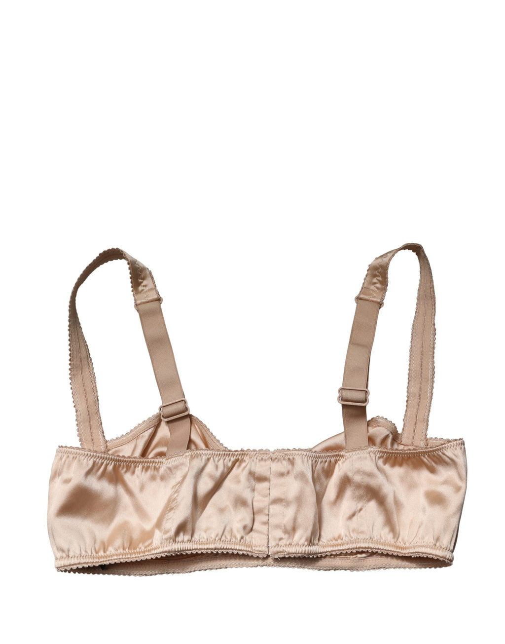 Dolce & Gabbana Beige Semi-Pad Underwire Balconette Bra Underwear