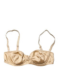 Dolce & Gabbana Beige Semi-Pad Underwire Balconette Bra Underwear