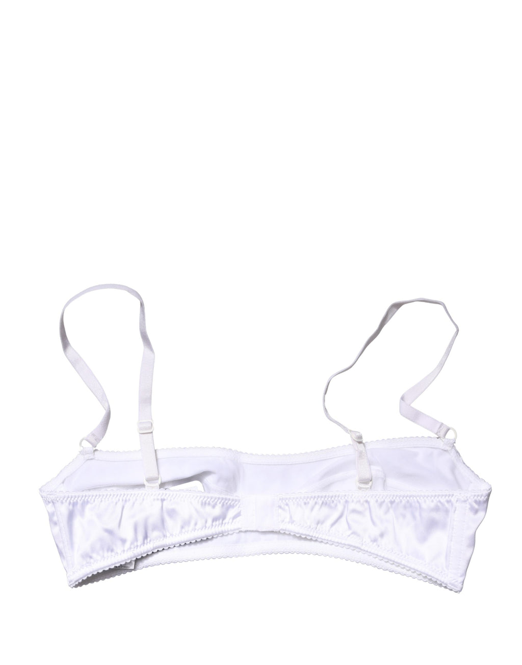 Dolce & Gabbana White Semi-Pad Underwire Balconette Bra Underwear