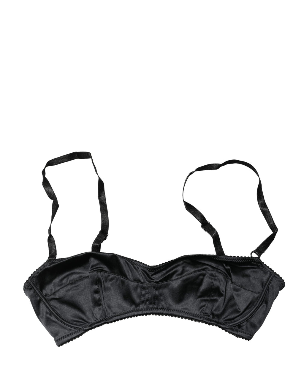 Dolce & Gabbana Black Semi-Pad Underwire Balconette Bra Underwear