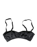 Dolce & Gabbana Black Semi-Pad Underwire Balconette Bra Underwear