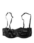 Dolce & Gabbana Black Semi-Pad Underwire Balconette Bra Underwear