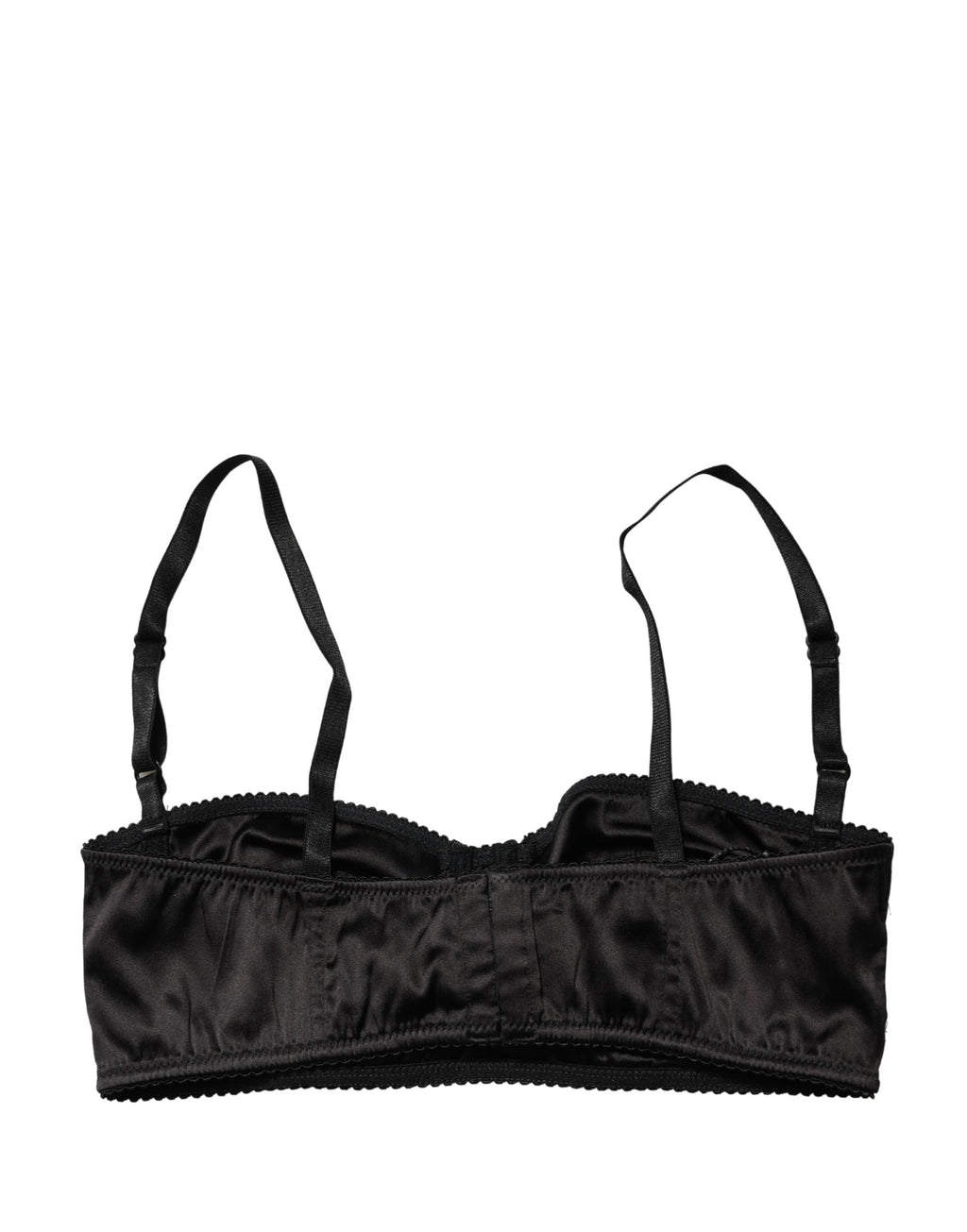 Dolce & Gabbana Black Semi-Pad Underwire Balconette Bra Underwear