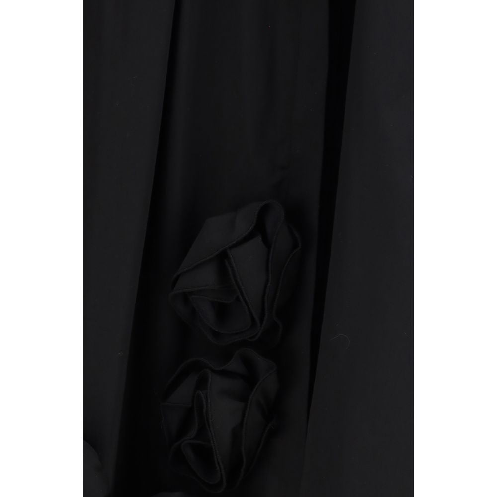 Ella Black Cotton Casual Dress