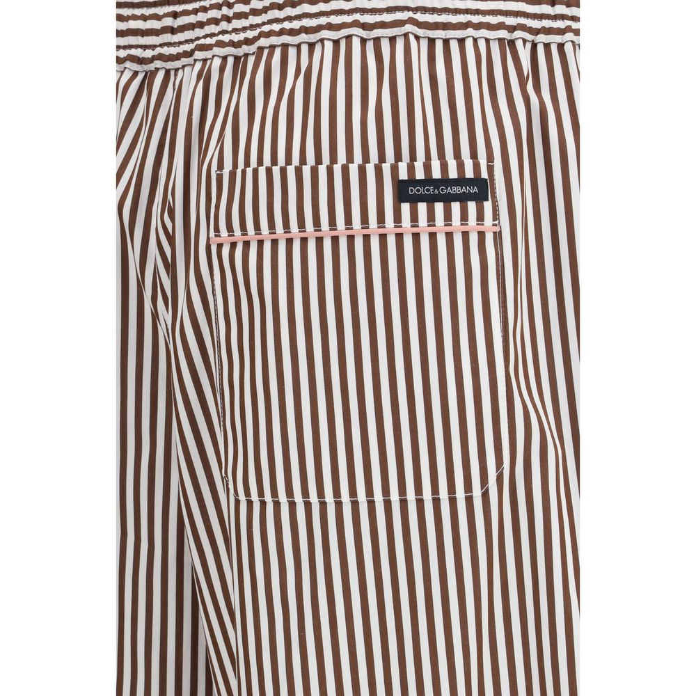 Dolce & Gabbana Multicolor Cotton Casual Pants