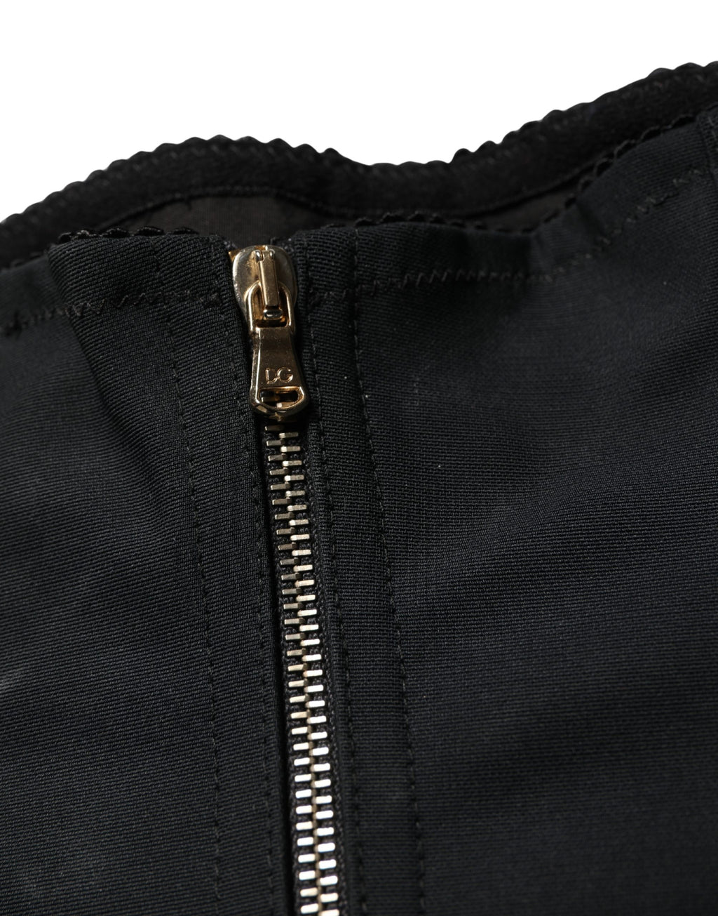 Dolce & Gabbana Black Silk Blend High Waist Girdle Panty Underwear
