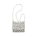 Self-Portrait Silver Polyester Shoulder Bag