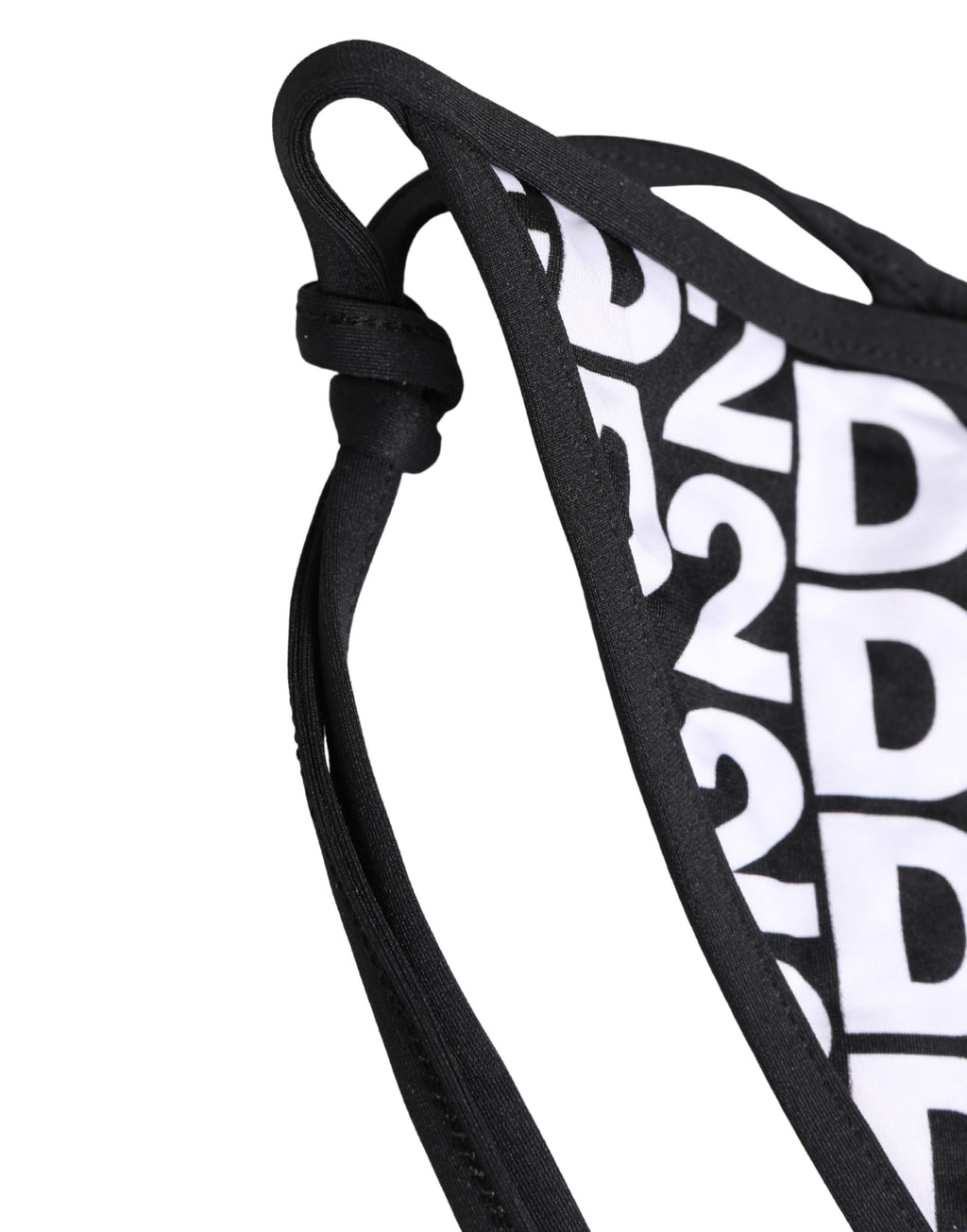 Dsquared² Multicolor Nylon Logo Print Bikini Bottom Swimwear