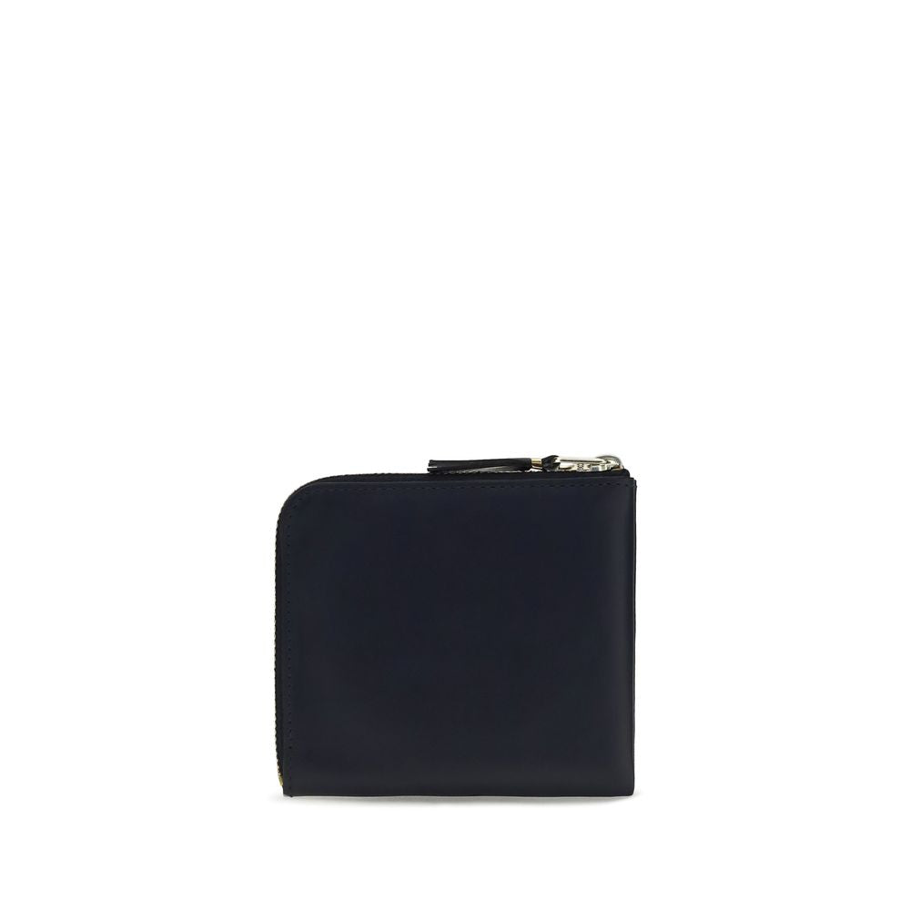 Comme Des Garçons Blue Calf Leather Bos Taurus Wallet