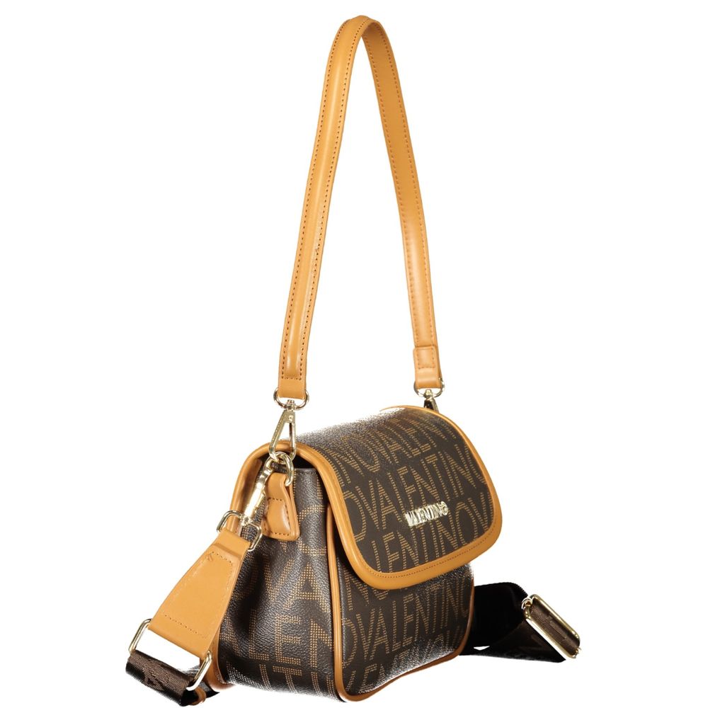 Mario Valentino Brown Polyurethane Women's Bag
