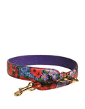 Dolce & Gabbana Multicolor Floral Leather Bag Accessory Shoulder Strap