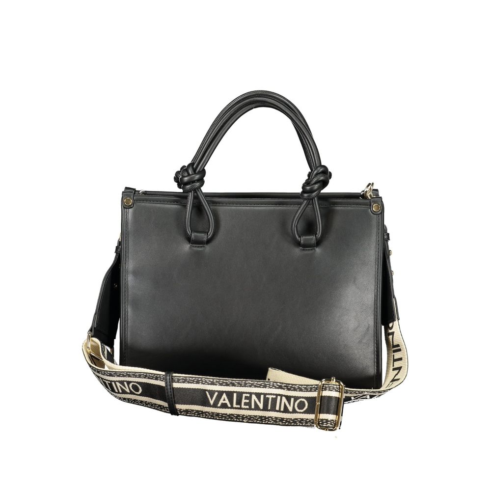 Mario Valentino Black Polyurethane Women's Bag