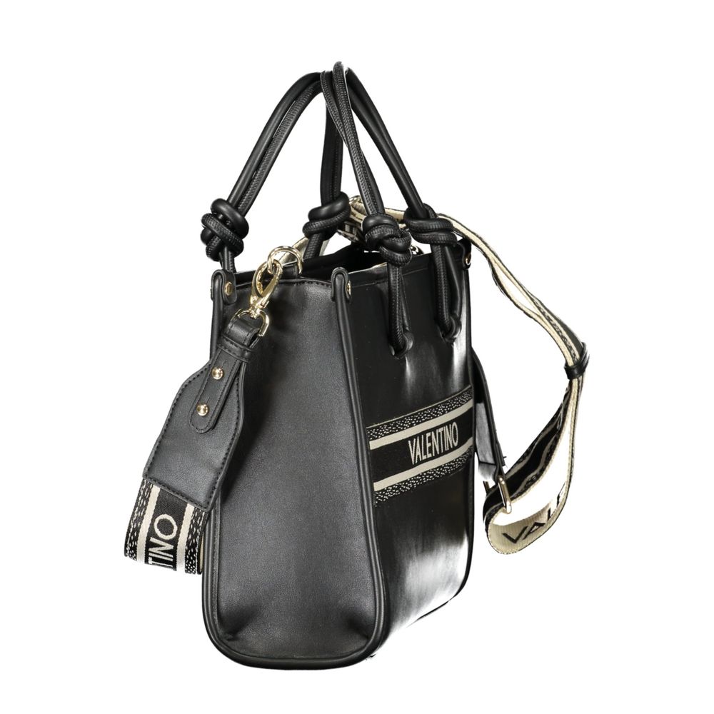 Mario Valentino Black Polyurethane Women's Bag