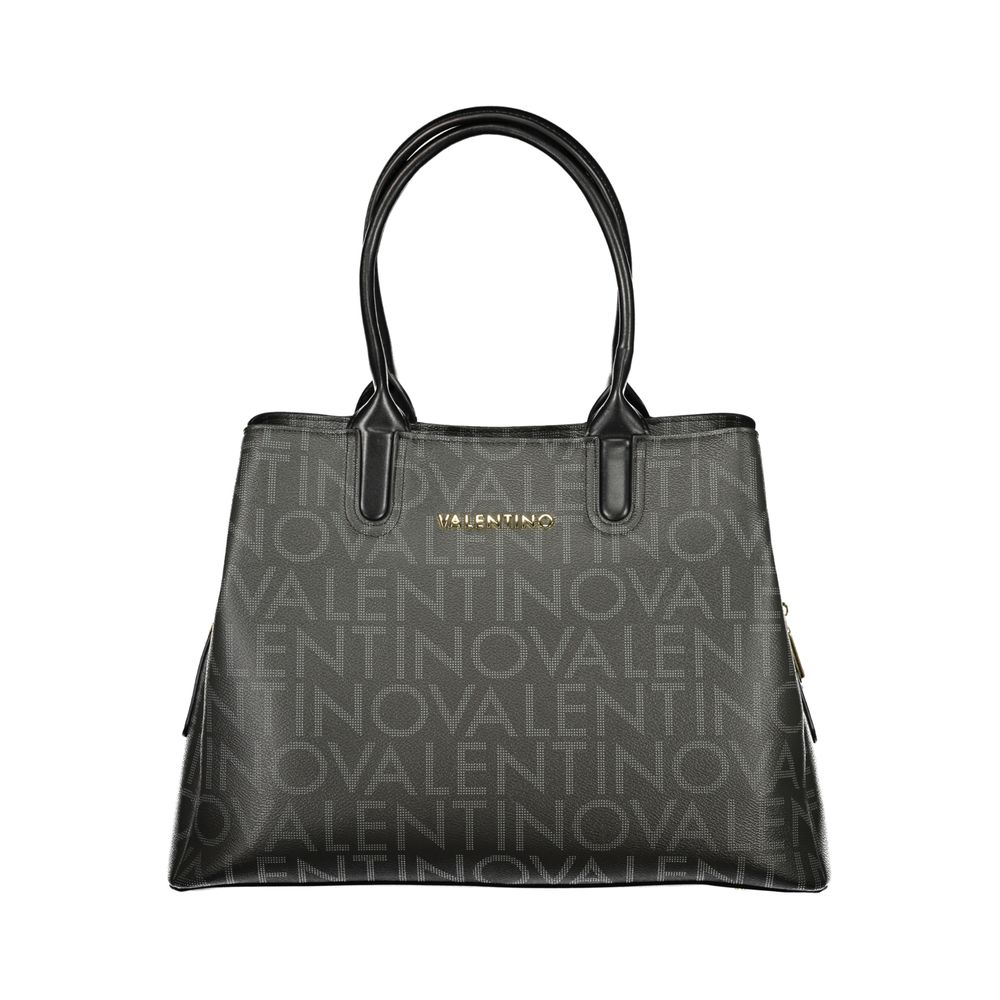 Mario Valentino Black Polyurethane Women's Bag