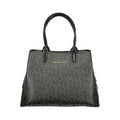Mario Valentino Black Polyurethane Women's Bag
