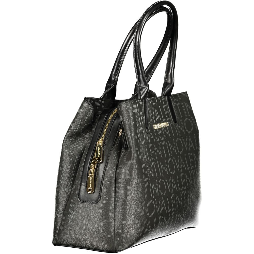 Mario Valentino Black Polyurethane Women's Bag