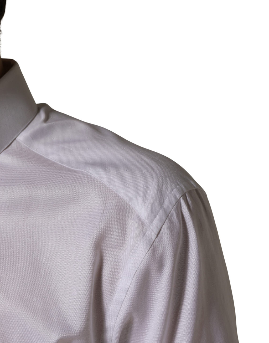 Dolce & Gabbana White Cotton Short Sleeves Button Down Shirt