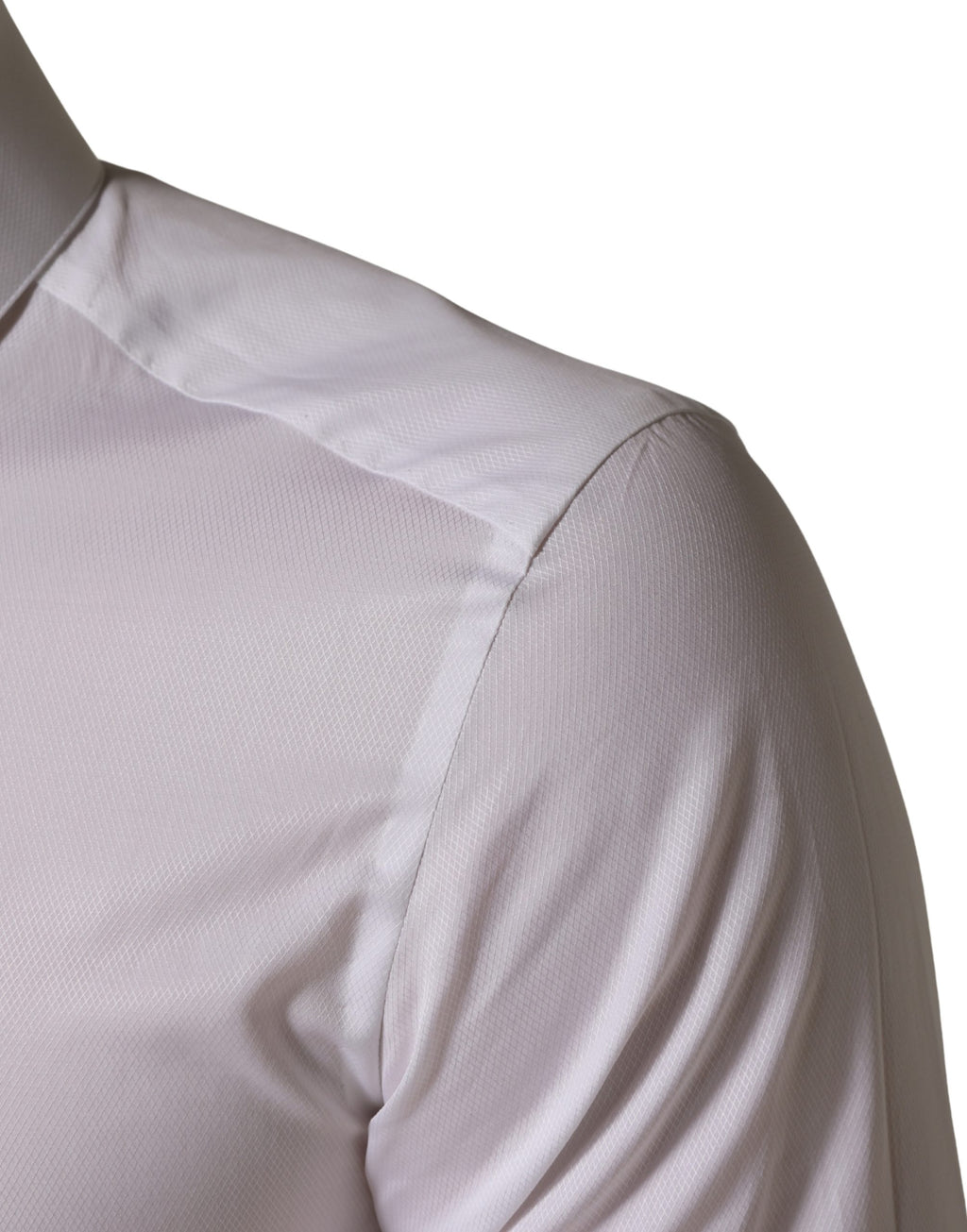 Dolce & Gabbana White Cotton Short Sleeves Button Down Shirt