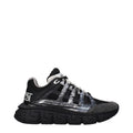 Versace Black Fabric Athletic Sneakers