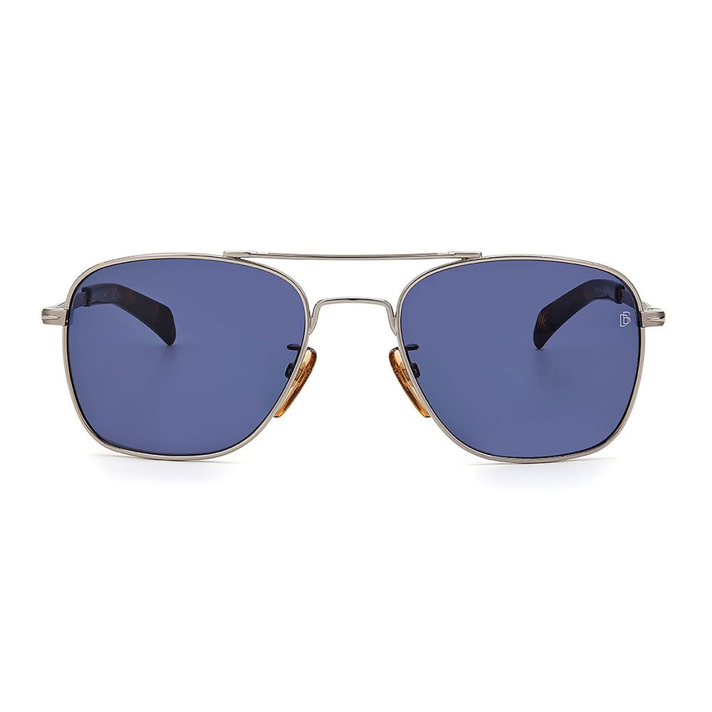 David Beckham Gray Metal Sunglasses