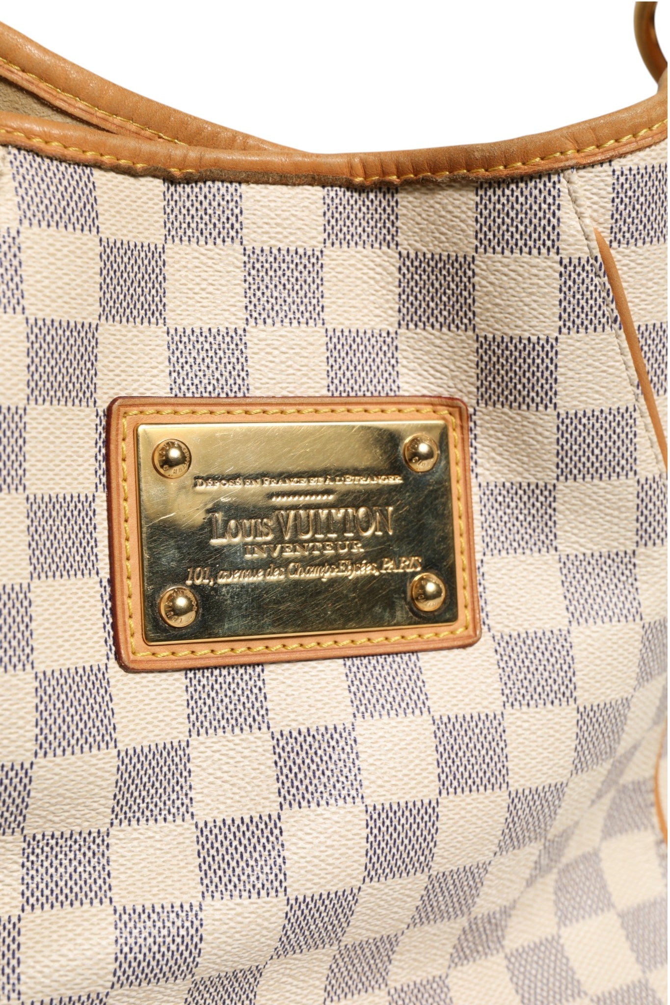 Louis Vuitton Damier Azur Canvas Galliera PM Shoulder Bag