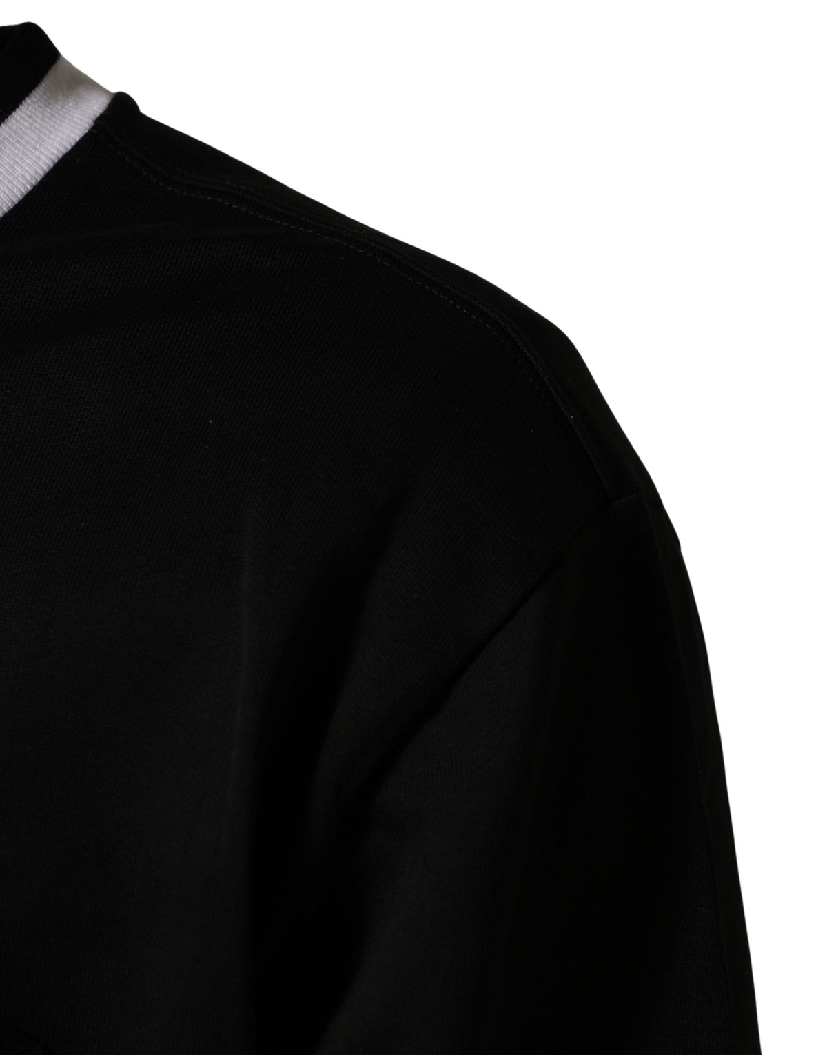 Dolce & Gabbana Black DGLogo Print Cotton Sweatshirt Sweater