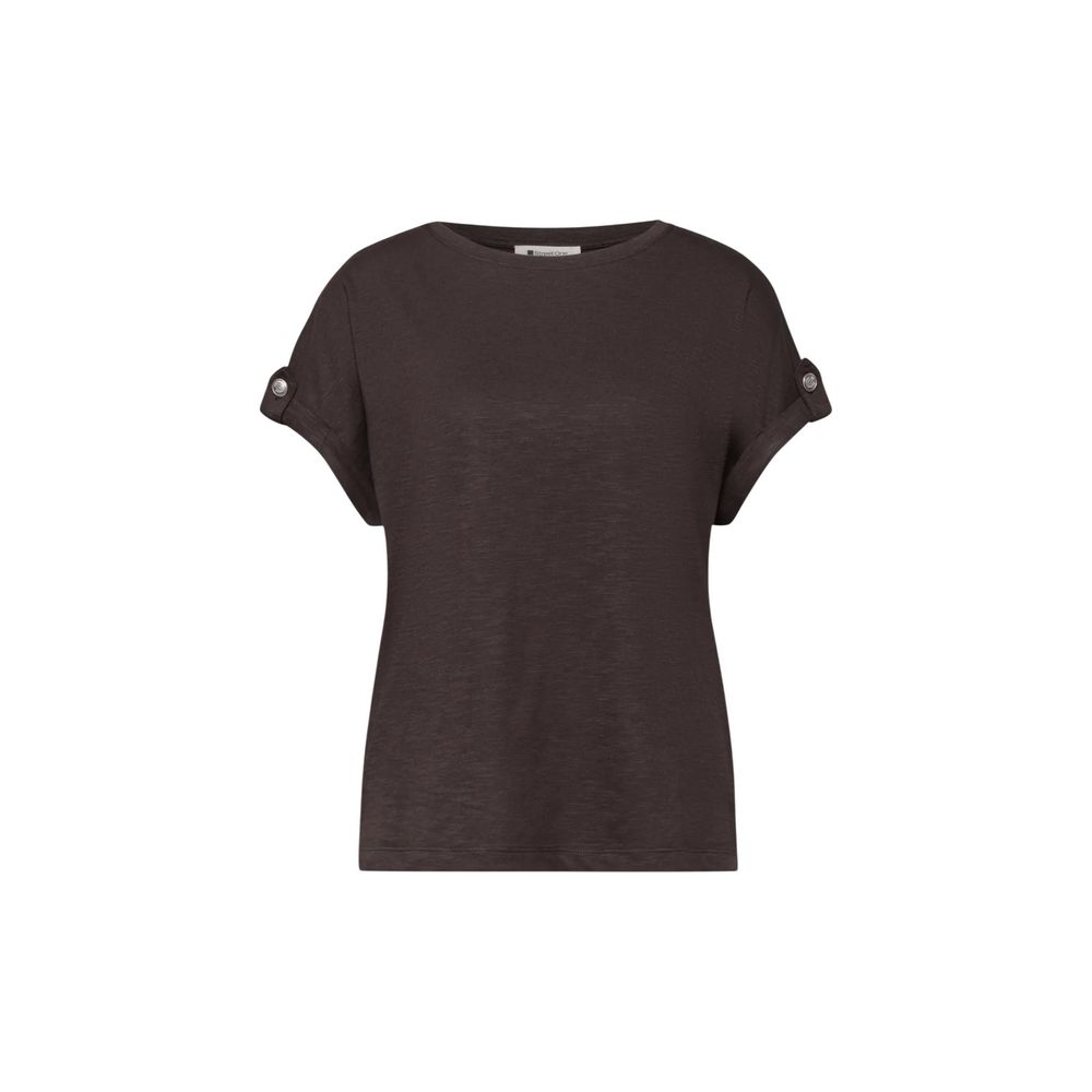 Street One Brown Cotton T-Shirt