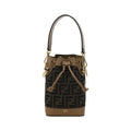 Fendi Brown Polyester Backet Bag