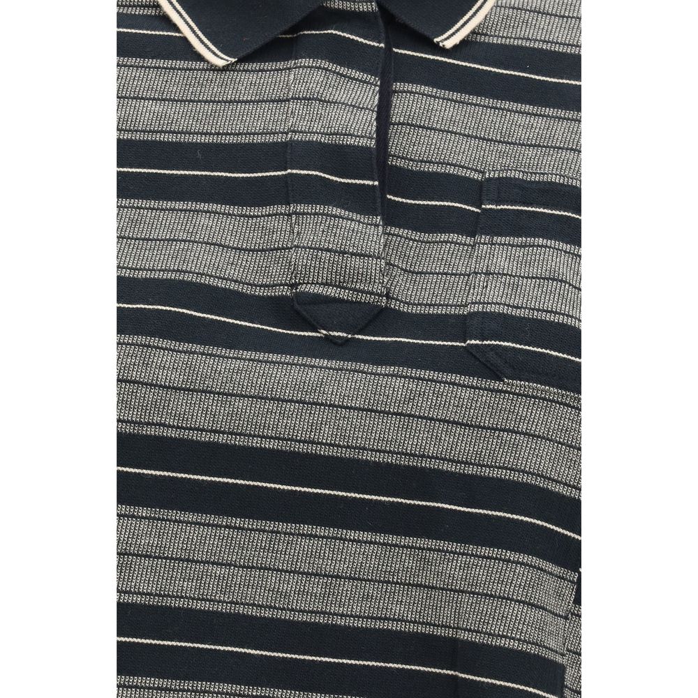 Isabel Marant Étoile Black Cotton Polo Shirt