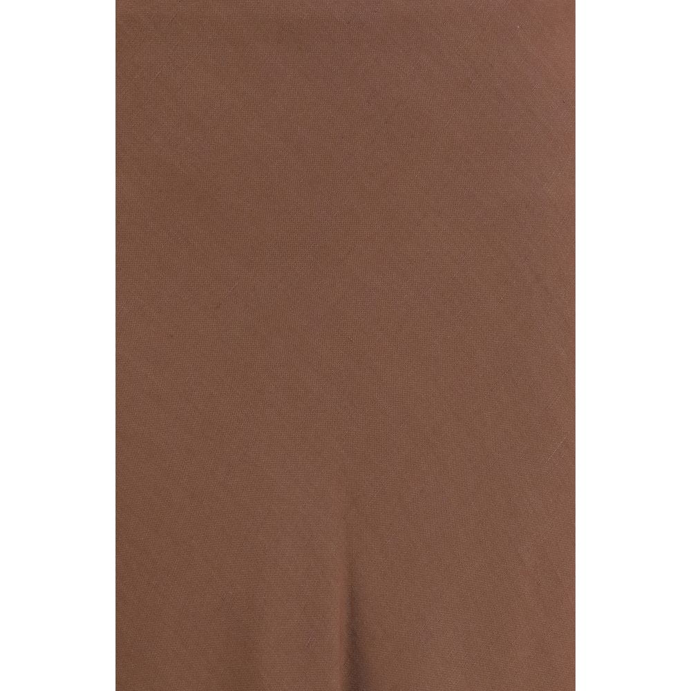 Brunello Cucinelli Brown Viscose Long Skirt