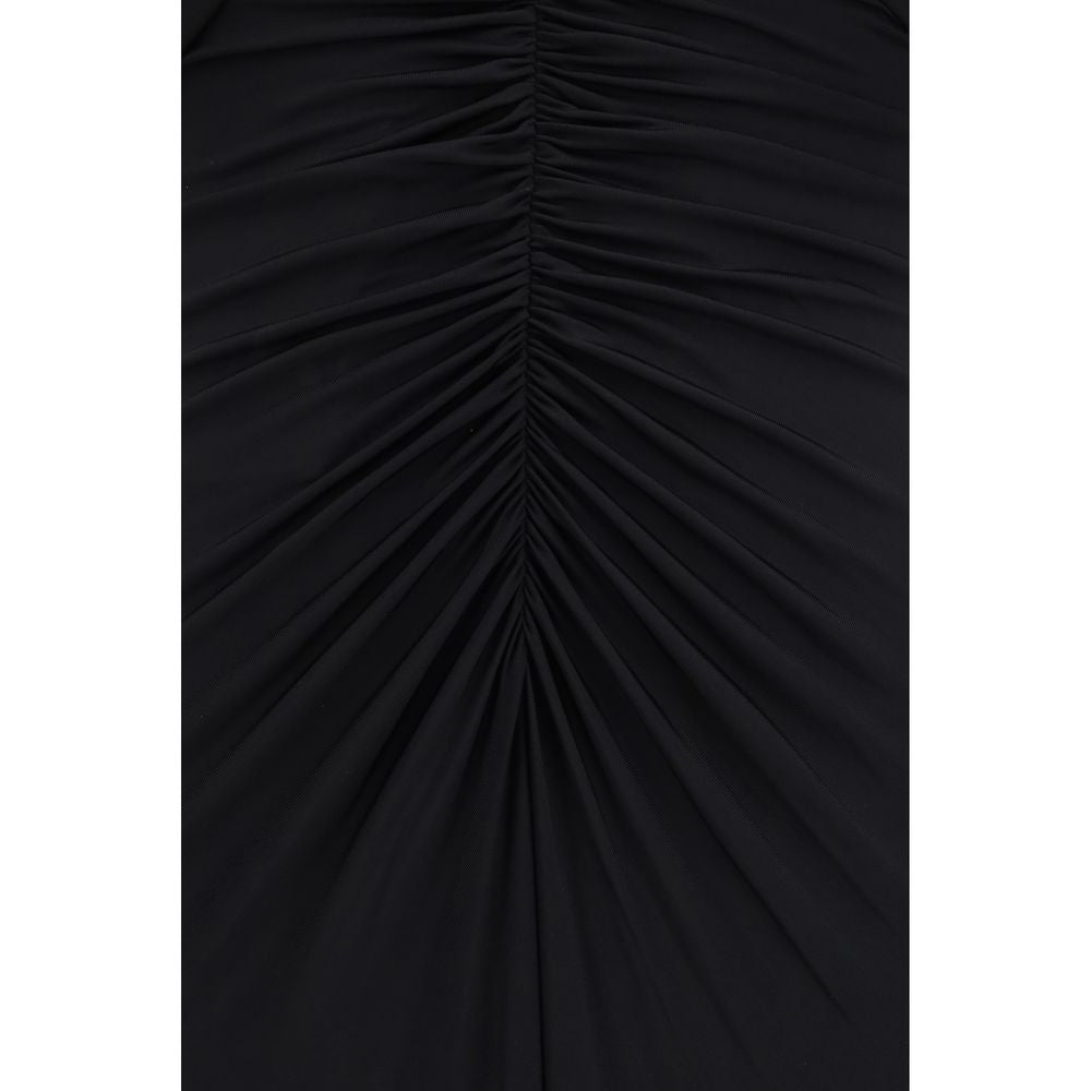 Self-Portrait Black Viscose Cocktail Dress