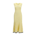Self-Portrait Bicolor Cotton Casual Dress