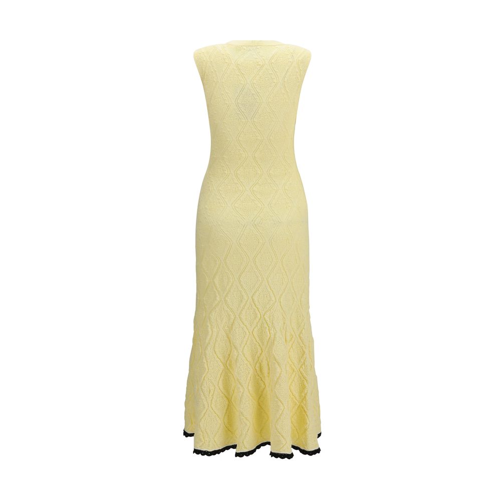 Self-Portrait Bicolor Cotton Casual Dress