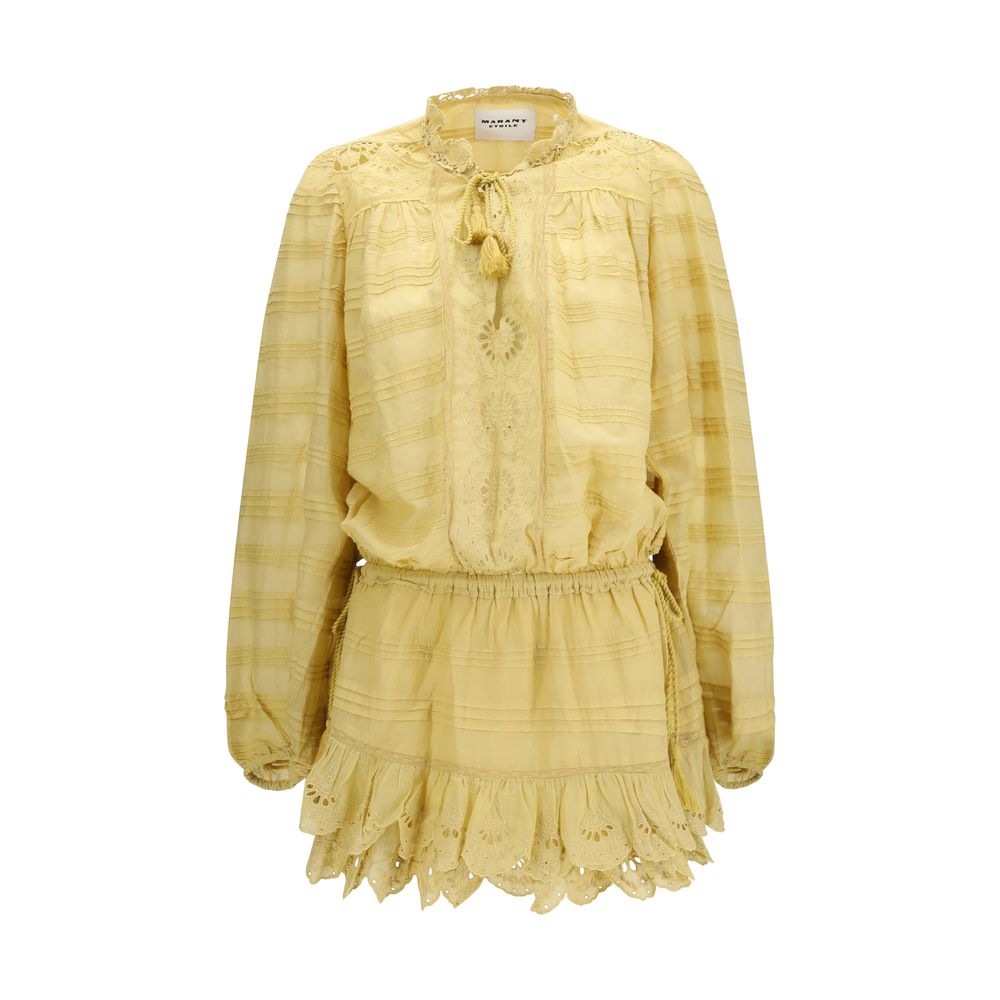 Isabel Marant Étoile Bicolor Cotton Casual Dress