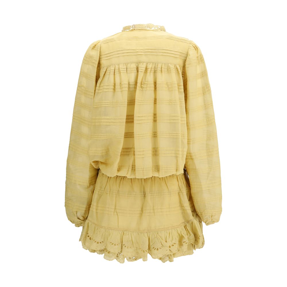 Isabel Marant Étoile Bicolor Cotton Casual Dress
