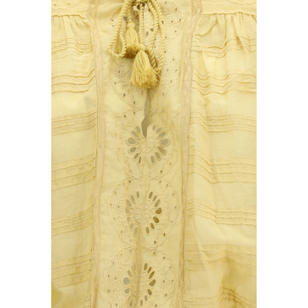 Isabel Marant Étoile Bicolor Cotton Casual Dress