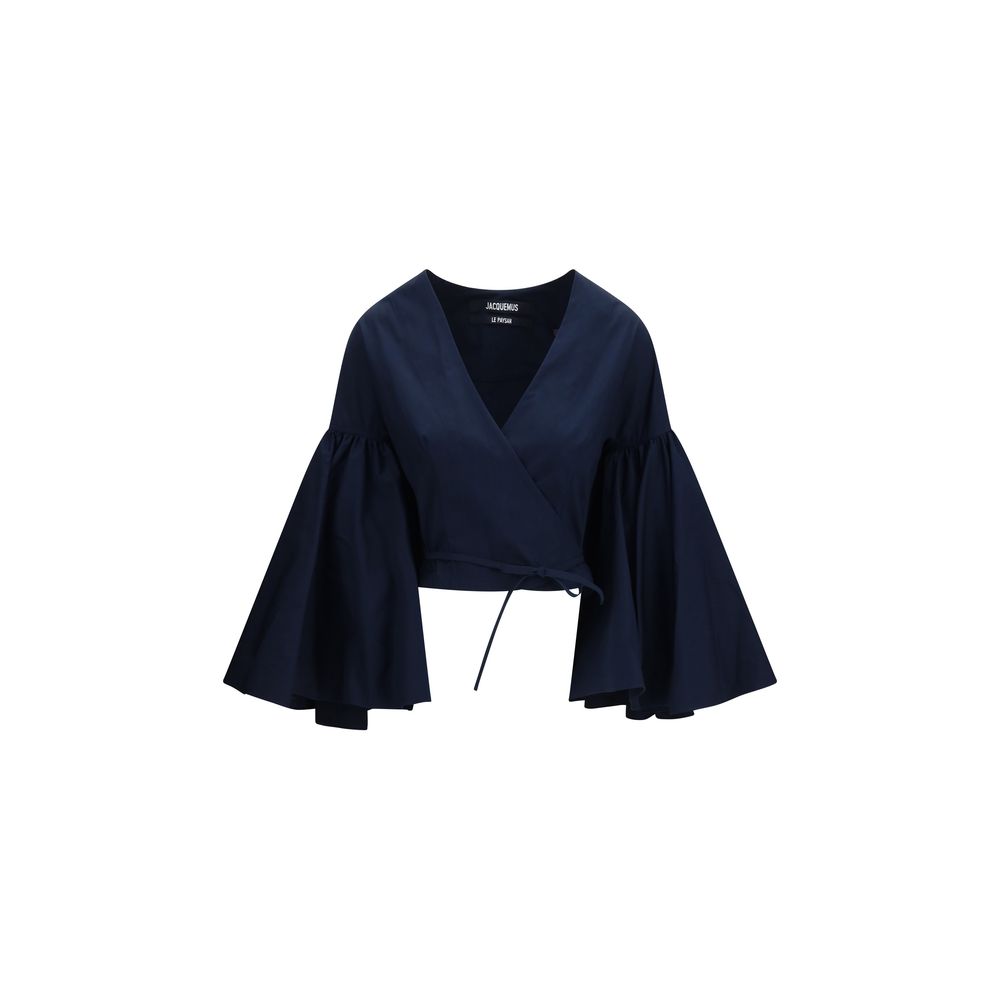 Jacquemus Blue Cotton Shirt