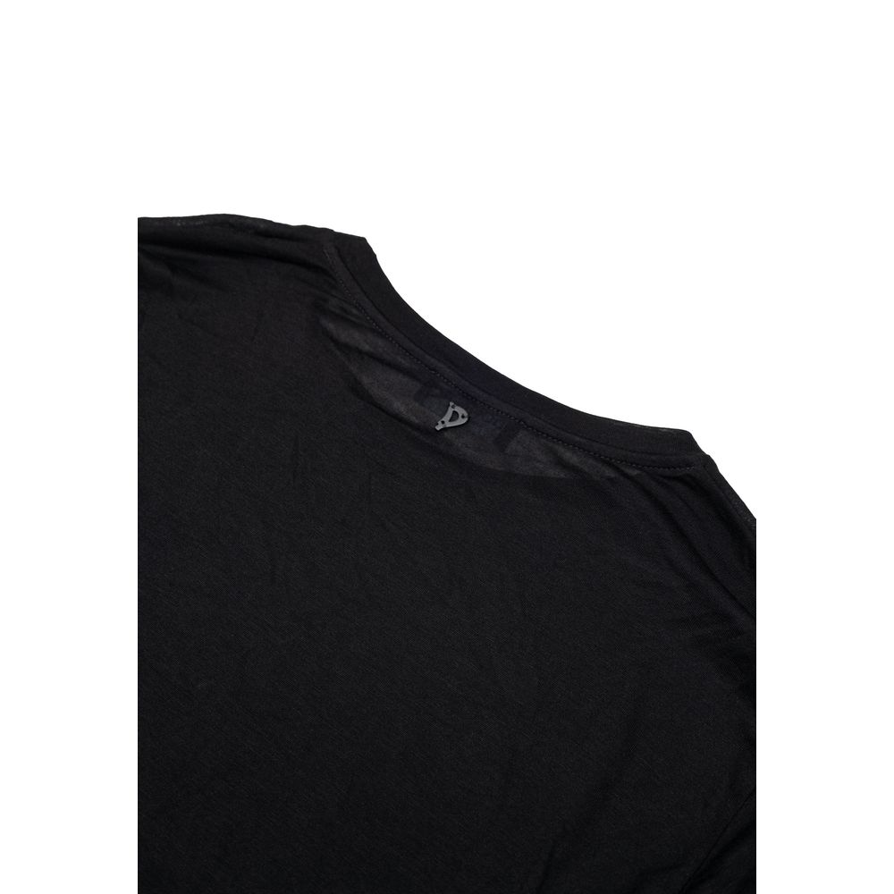 Dondup Black Viscose T-Shirt