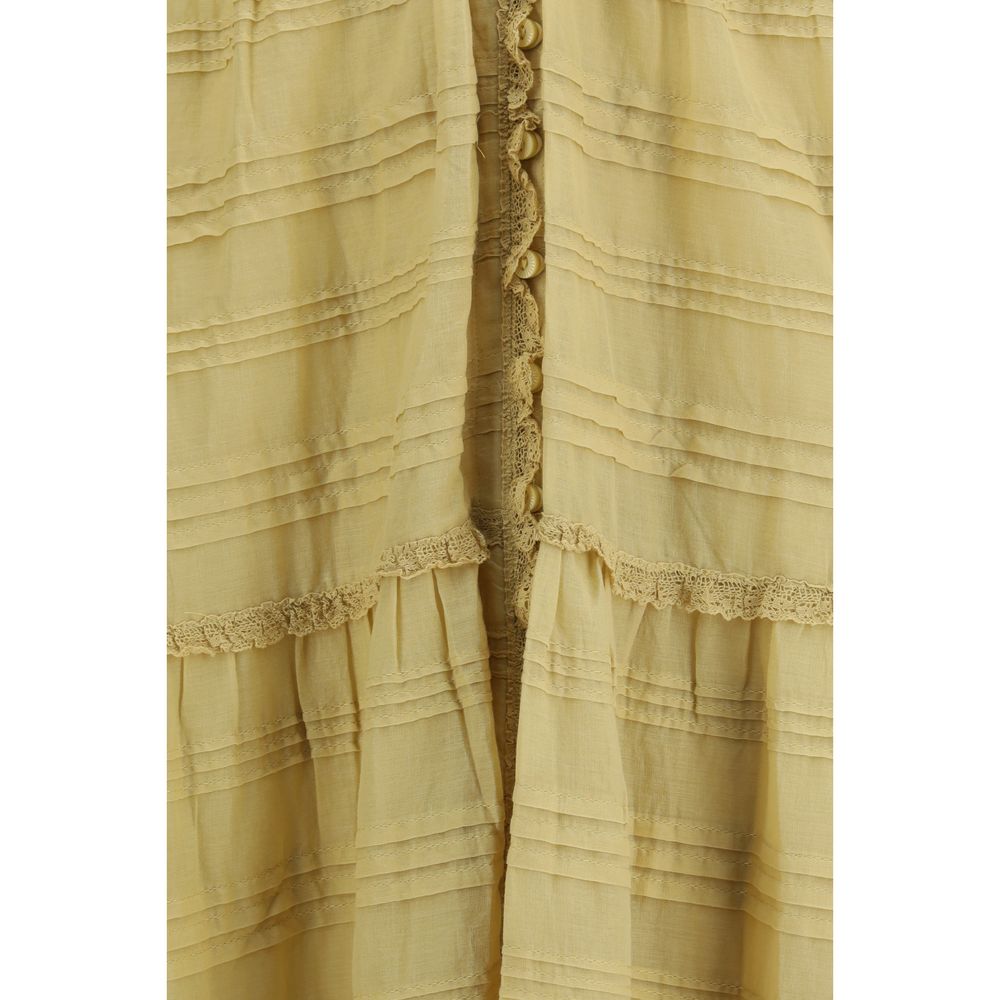Isabel Marant Étoile Beige Cotton Casual Dress