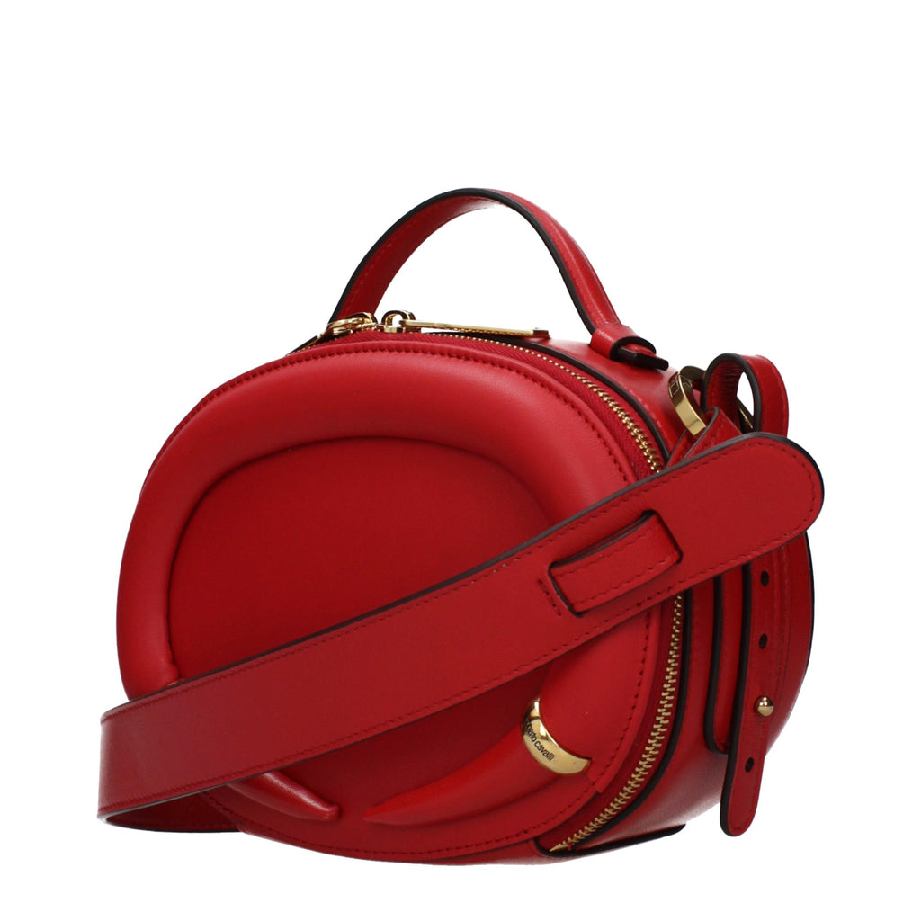 Roberto Cavalli Red Leather Handbag