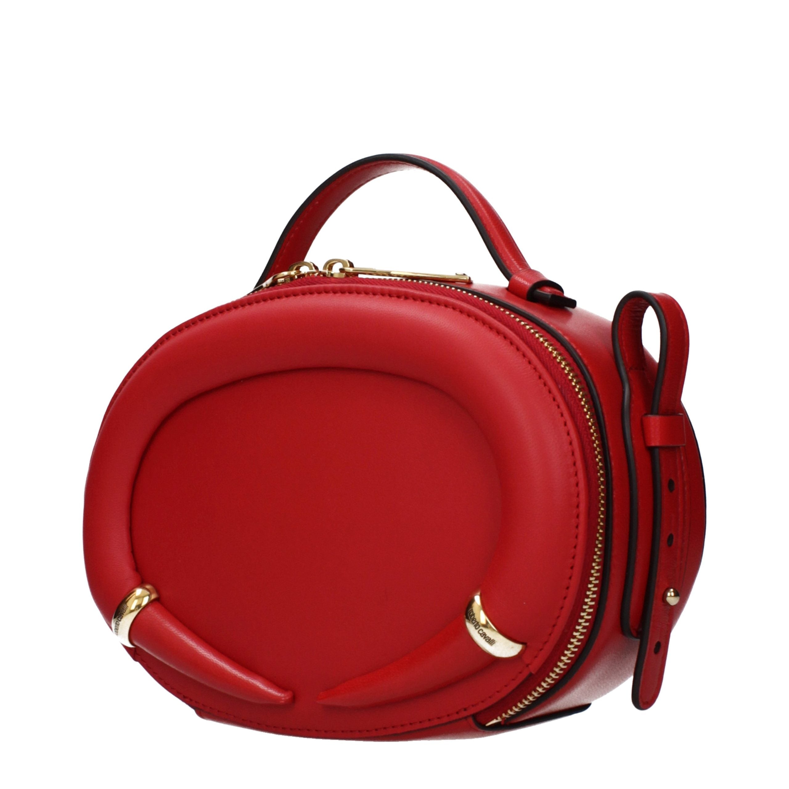 Roberto Cavalli Red Leather Handbag