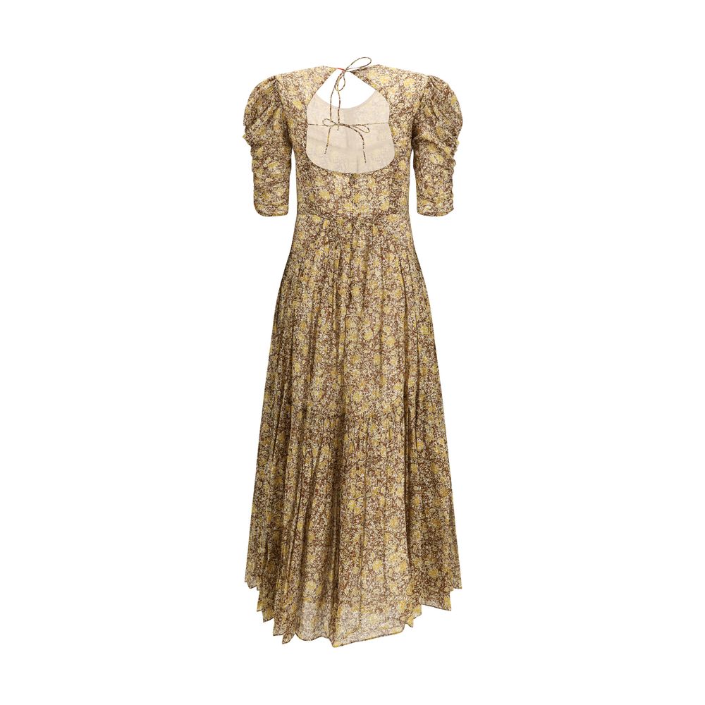 Isabel Marant Étoile Bicolor Cotton Casual Dress