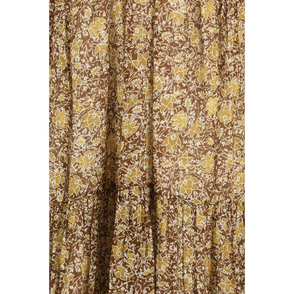 Isabel Marant Étoile Bicolor Cotton Casual Dress