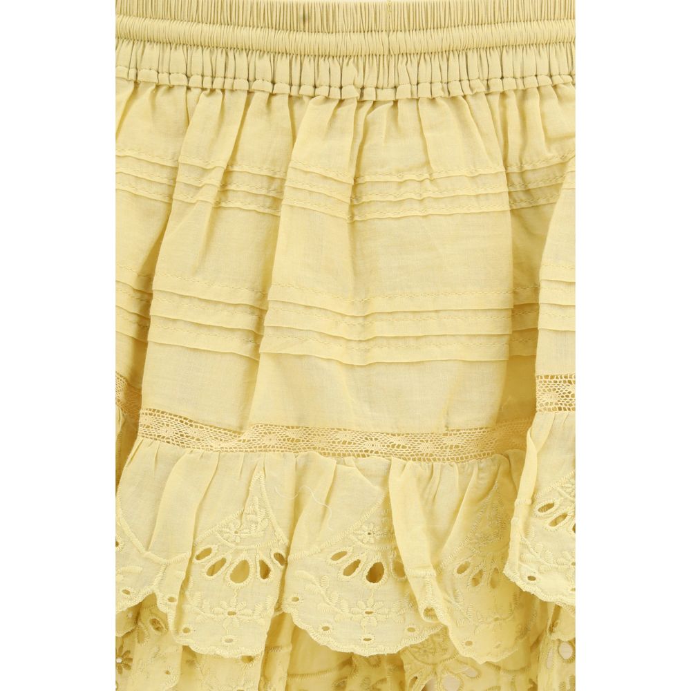 Isabel Marant Étoile Bicolor Cotton Bermuda Shorts