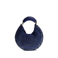 Chloé Blue Raffia Shoulder Bag