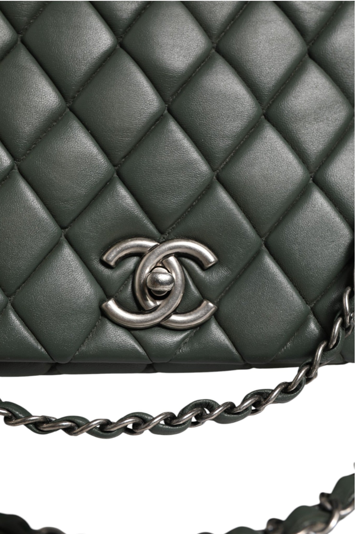Chanel Quilted Lambskin Leather New Bubble Flap Bag