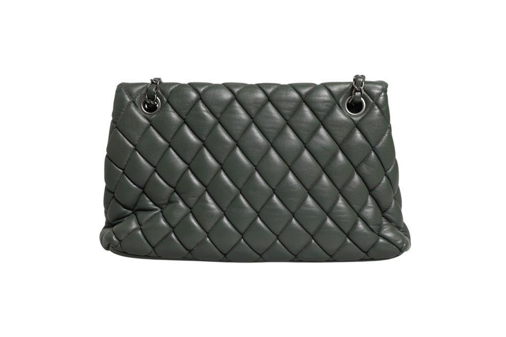 Chanel Quilted Lambskin Leather New Bubble Flap Bag