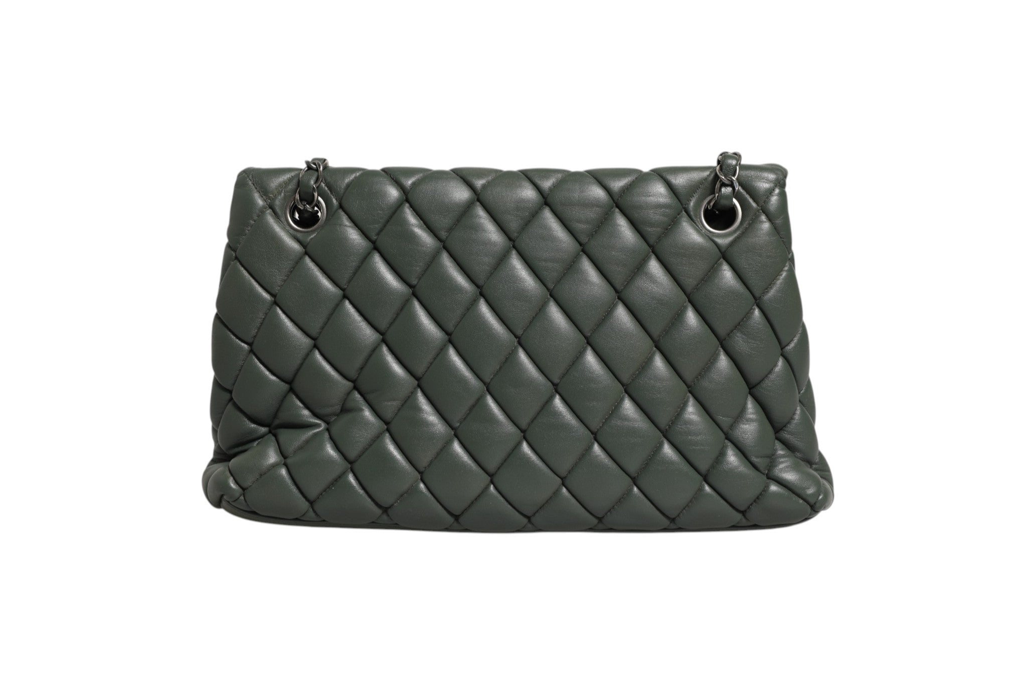 Chanel Quilted Lambskin Leather New Bubble Flap Bag